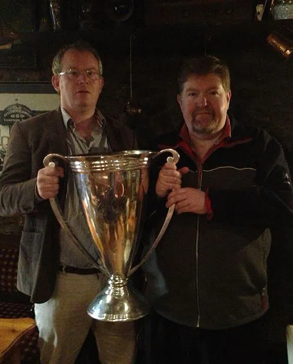 Trophy winners celebrating at Gurns Milestone